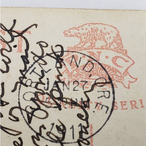 C1911 Portland Oregon Wells Fargo Building Antique Postcard - Picture 3 of 12